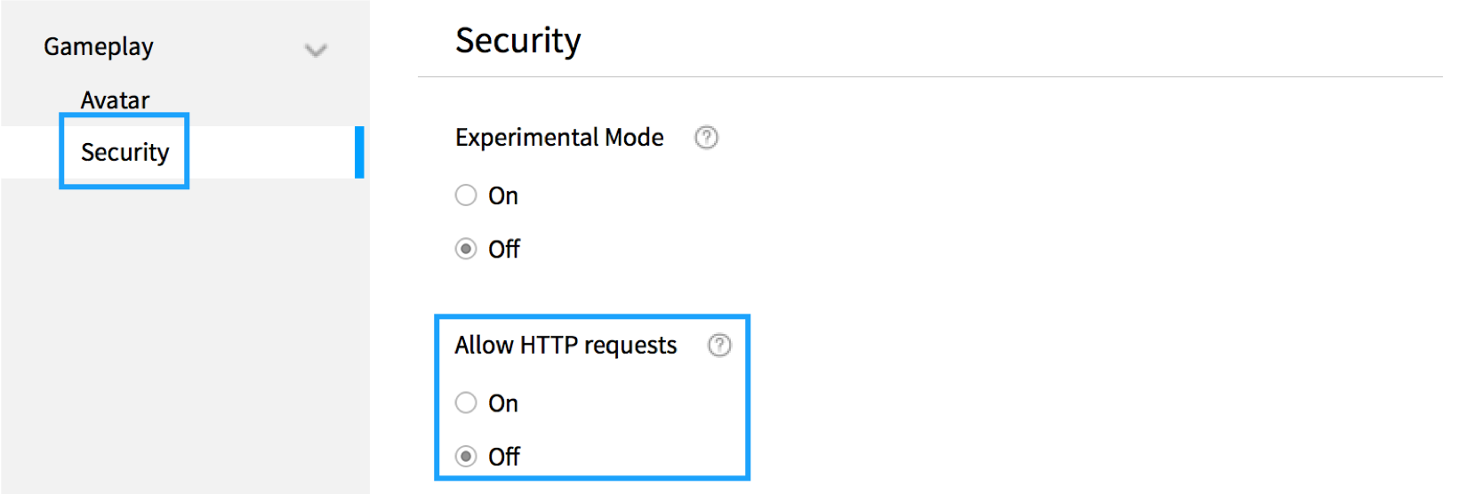Navigate to the Game Settings button