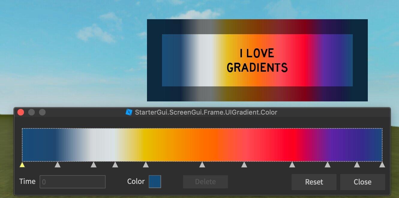 Gradient Window Example