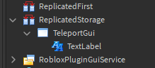 TeleportGui in ReplicatedStorage
