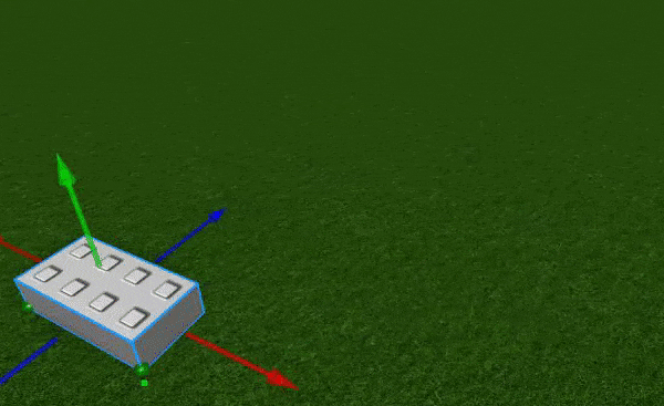 Demonstrating the static trail texture mode.