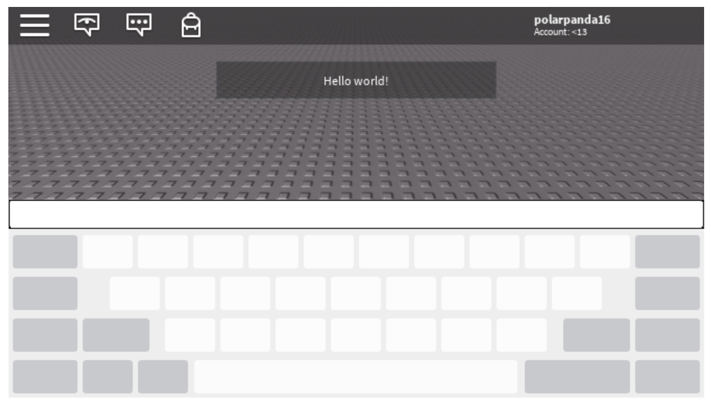 On screen keyboard