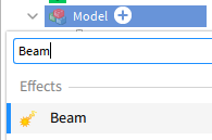 Inserting a Beam into the Model