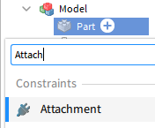 Inserting an Attachment using the + button